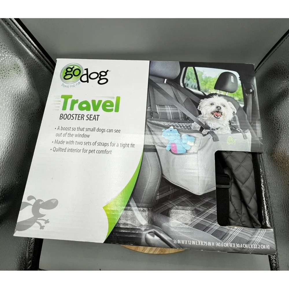 goDog Travel Booster Seat Accessories for Small Pets Travel New